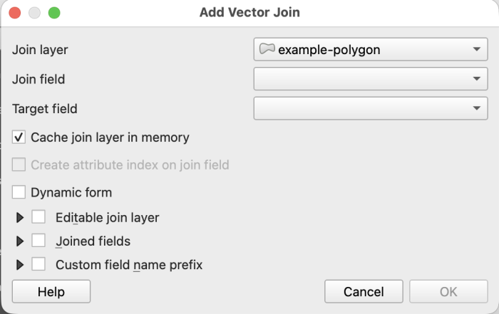 Configure join between GeoJSON and PLM